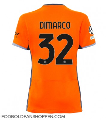 Inter Milan Federico Dimarco #32 Tredjetrøje Dame 2023-24 Kortærmet